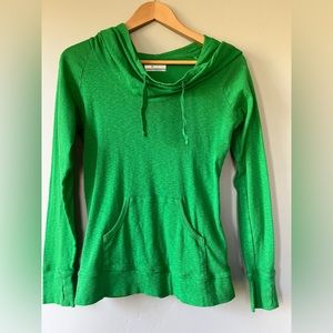 Columbia Cowl Neck Long Sleeve Hooded Tee